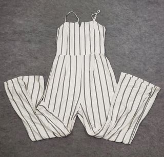 Mono largo Bershka elástico estampado rayas