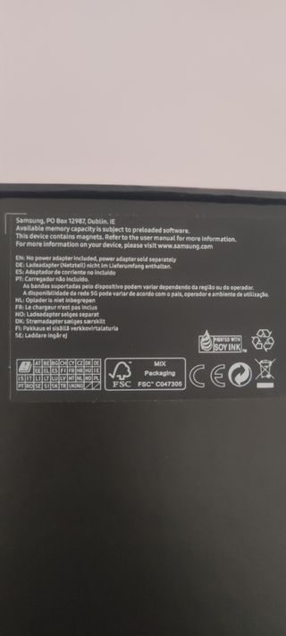 Teléfono Samsung nuevo sin abrir la caja
