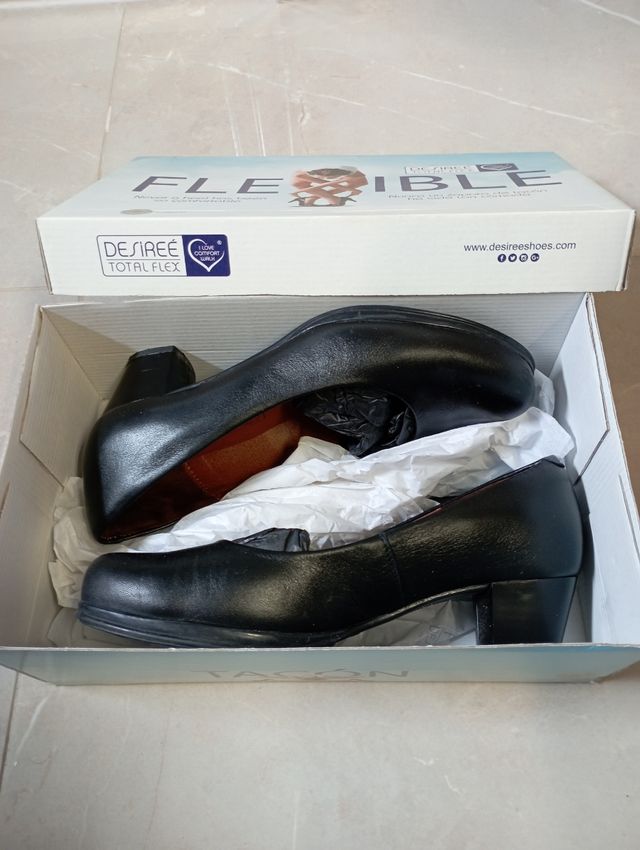 Zapatos de tacón flexibles