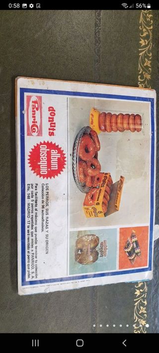 antiguo álbum de cromos