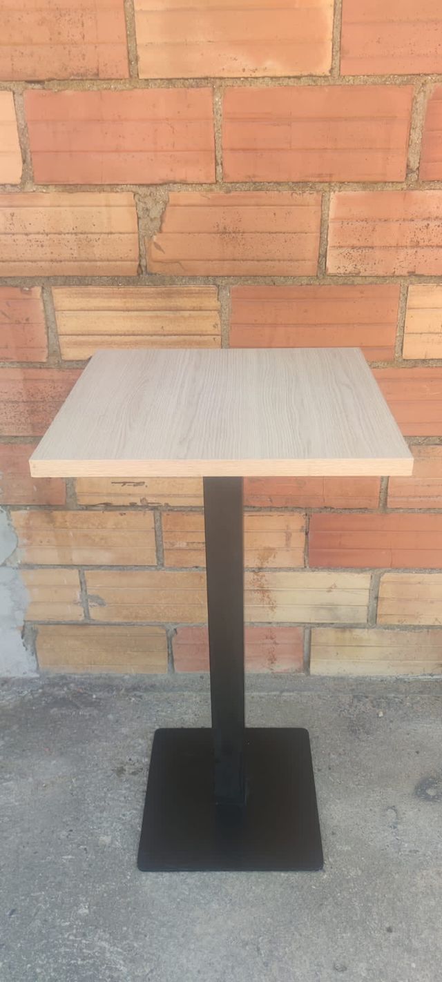 Mesas altas madera