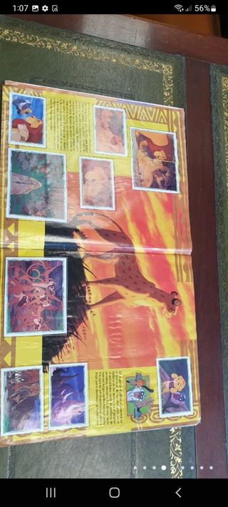 antiguo álbum de cromos