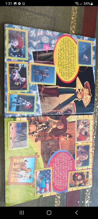 antiguo álbum de cromos