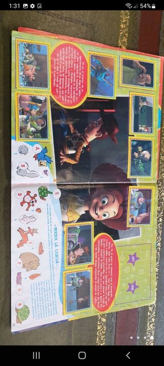 antiguo álbum de cromos