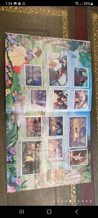 antiguo álbum de cromos