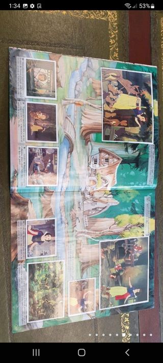 antiguo álbum de cromos