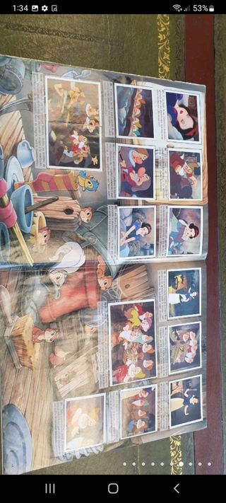 antiguo álbum de cromos