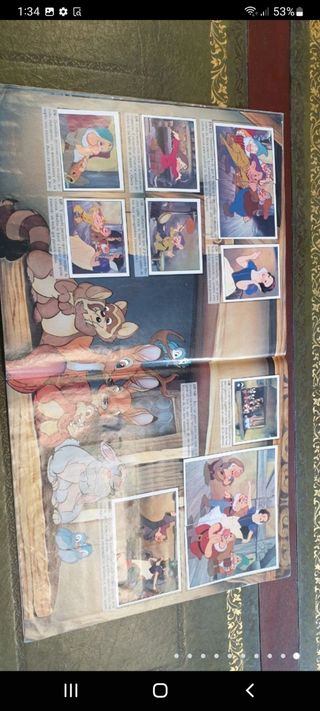 antiguo álbum de cromos