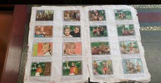 antiguo álbum de cromos