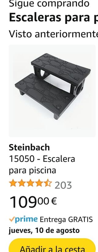 Escalera para jacuzzi, spa, piscina