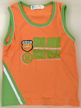 T-Shirt de Criança sem Mangas Unissexo, como Nova