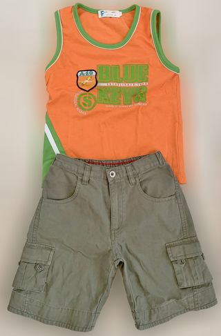 T-Shirt de Criança sem Mangas Unissexo, como Nova