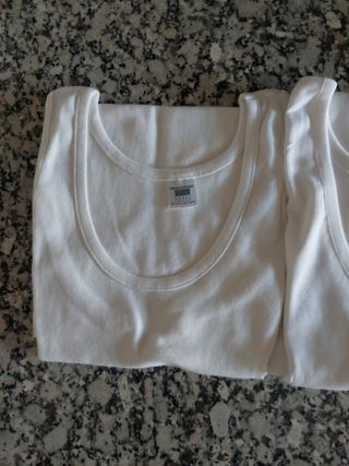 2 camisetas interiores hombre tirantes