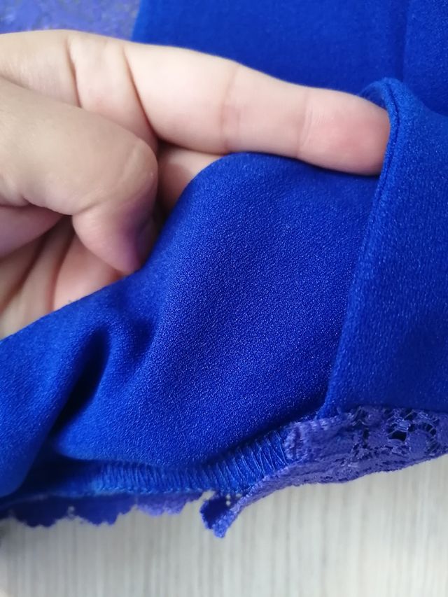 crop top azul nuevo talla única regalo amarillo