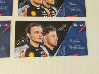 Pack 4 Postales Hyundai Motorsport WRC 2022