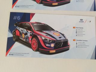 Pack 4 Postales Hyundai Motorsport WRC 2022