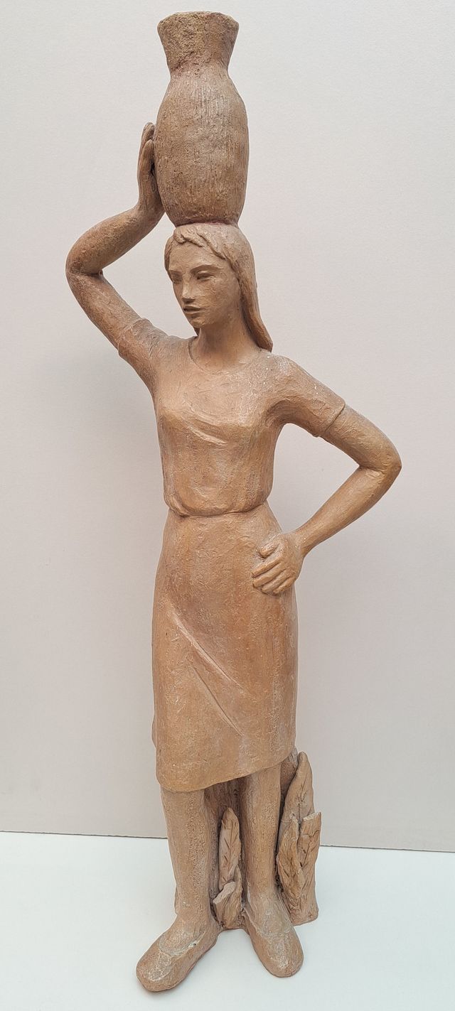 Carme Campas escultura en terracota 58 cm de altur