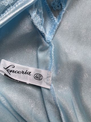 Conjunto lenceria Mitjans camison y batin talla 42