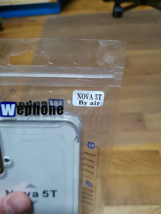 Funda transparente Huawei Nova 5T