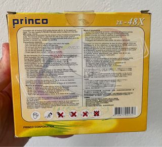 9 CDs vírgenes precintados PRINCO (NUEVOS)