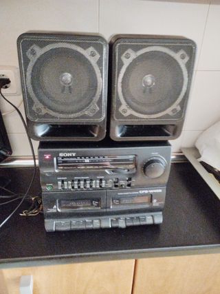 equipo sony solo funciona la radio no envios