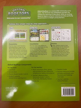 Libro Oxford Rooftops class Book 1