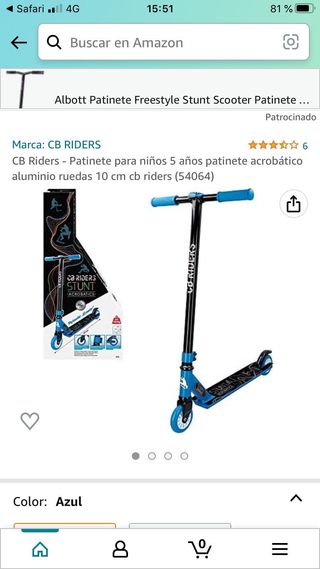 Patinete hasta 100kg de peso
