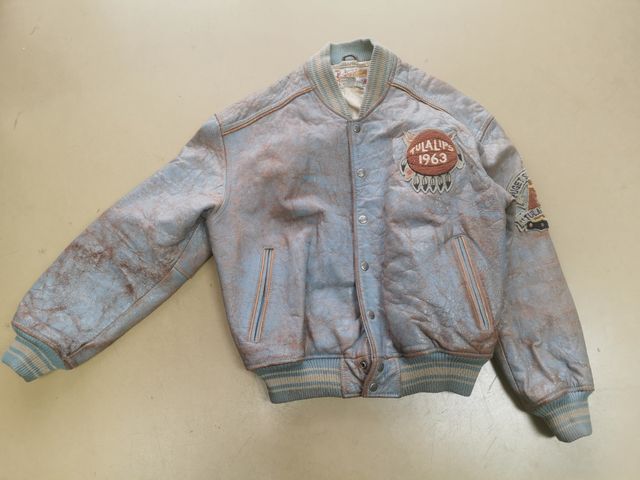 Avirex varsity leather jacket vitage