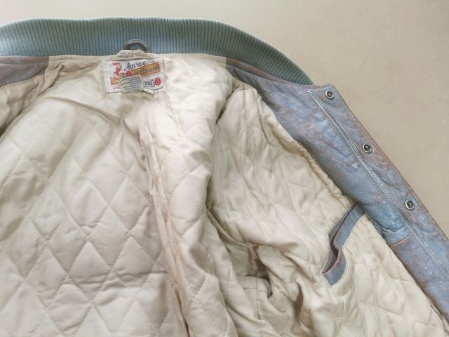 Avirex varsity leather jacket vitage