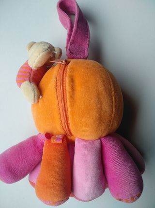 Pulpo porta chupete