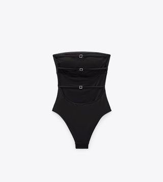 Bañador negro Zara Talla S 