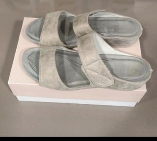Sandalias Confort Plata