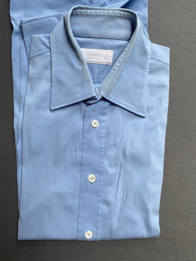 Camisa Prada Azul Marino
