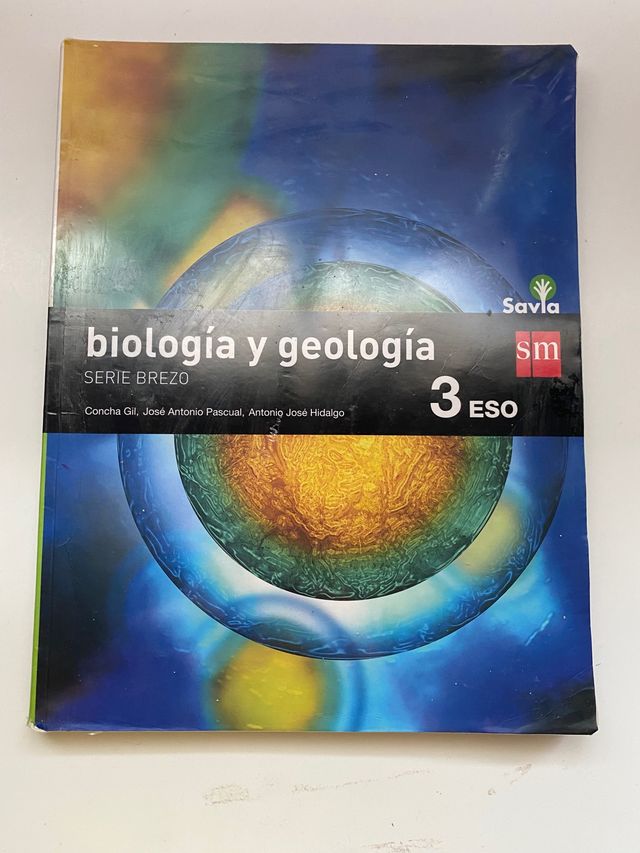 Libro Biologia y geologia 3 eso SM