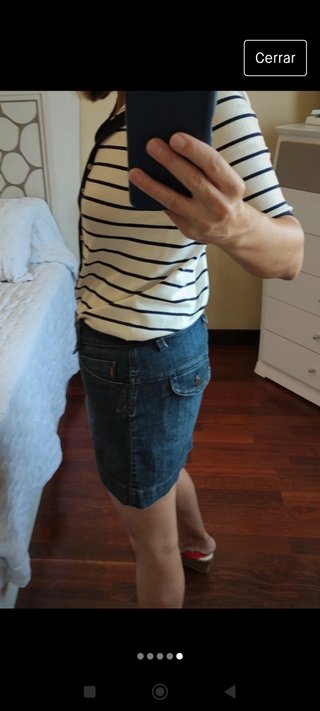 Falda Vaquera Mango