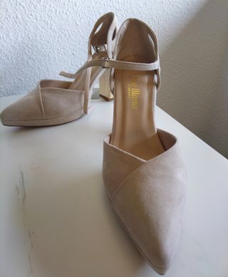 Zapatos novia José Illana T.39
