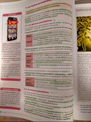 Libro Lengua y Literatura 1° Bachillerato
