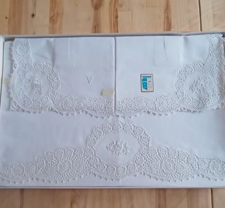 Lenzuola matrimoniali vintage nuove