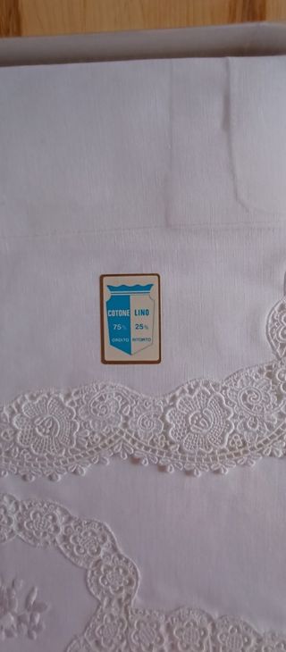 Lenzuola matrimoniali vintage nuove