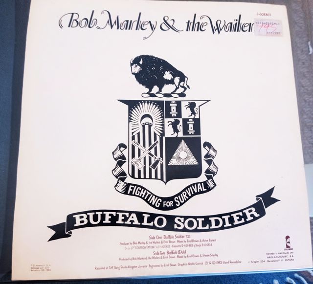 BOB MARLEY AND THE WAILERS/
BUFFALO SOLDIER- 1983
