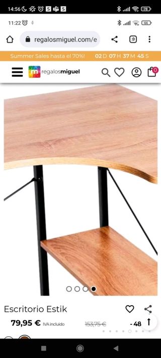 pack escritorio esquinero y burro perchero