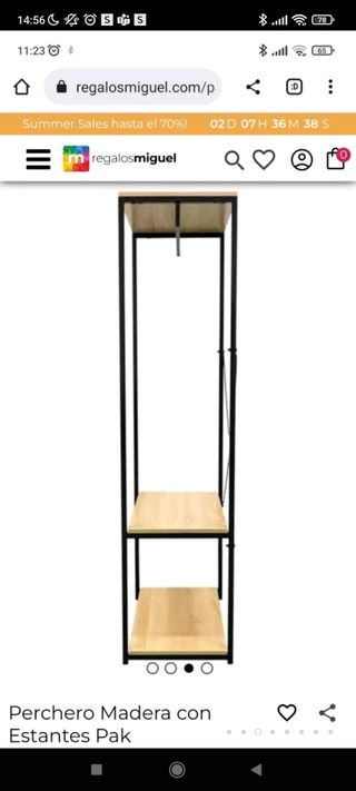 pack escritorio esquinero y burro perchero