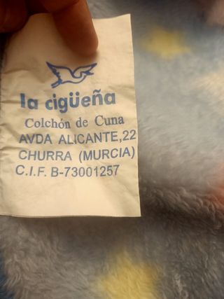 Manta para cuna