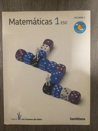 Libros Matemáticas 1 ESO Volúmenes 1, 2 y 3