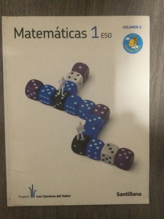 Libros Matemáticas 1 ESO Volúmenes 1, 2 y 3