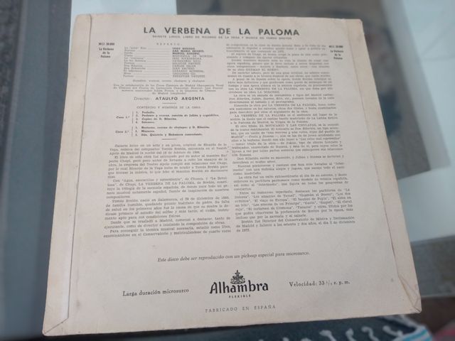 Orquesta de Camara de Madrid*
vinilo lp