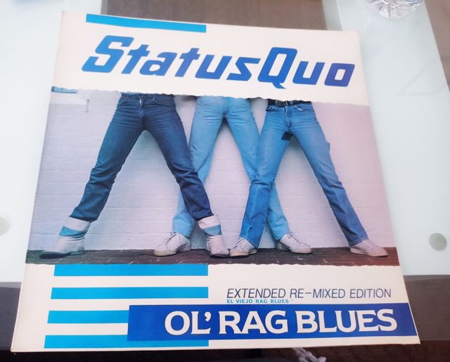 STATUS QUO-OL RAG BLUES MAXI
SINGLE VINILO 1983 SP