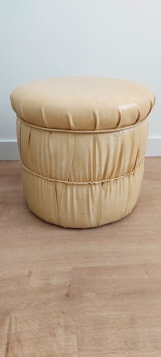 Puff vintage redondo