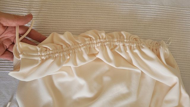 Top blanco roto Zara Talla XS