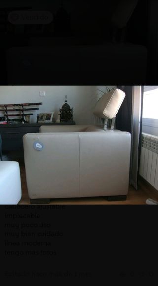 Sillón confort reclinable de piel